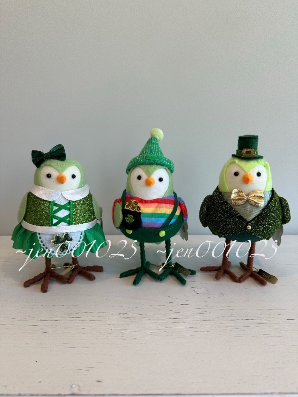 Target Featherly Friends St. Patrick’s Day Bird Set  - Goldie, Finnigan, Clover